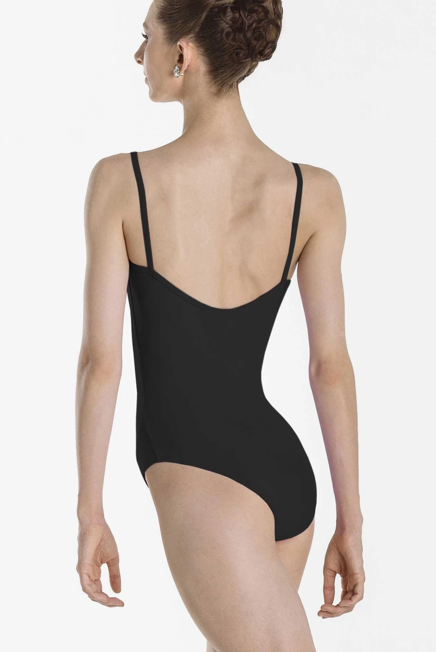 Wear Moi Women's Abbie Dance Leotard with Gathered Neckline for Ballet & Performance